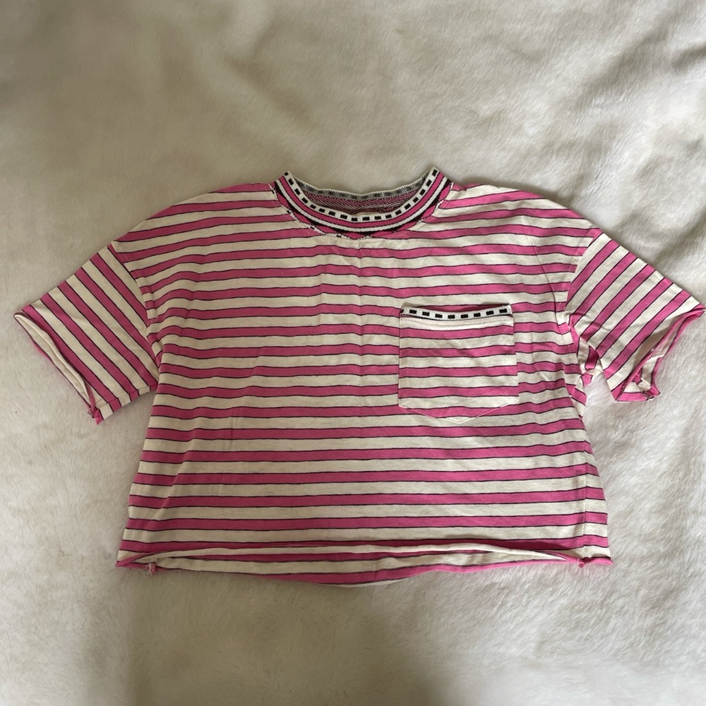 Free People striped t-shirt